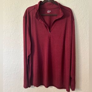 BCG half-zip polyester shirt/jacket, size 2XL, NWOT